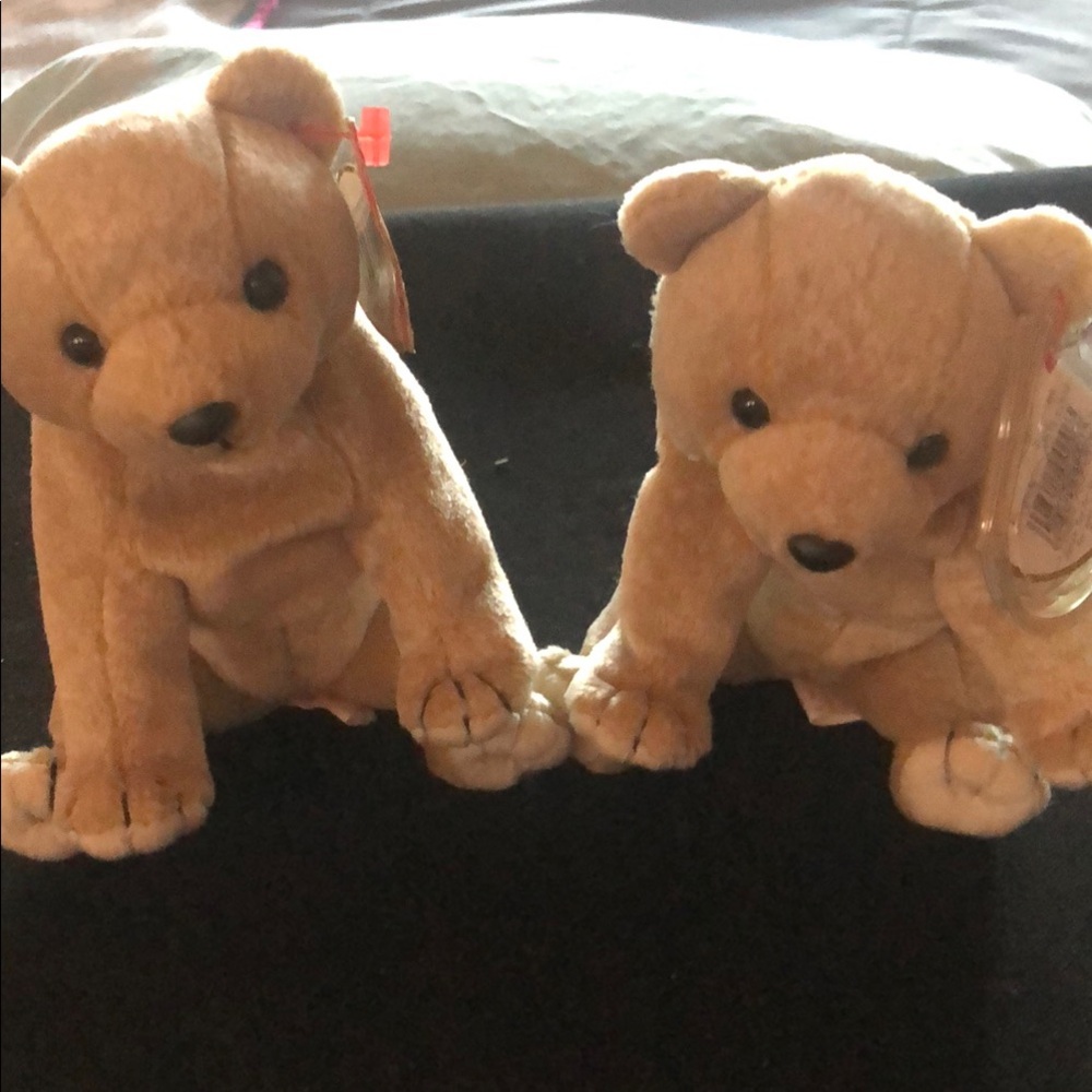Ty beanie Adorable Tan Teddy Bear Plush Toy